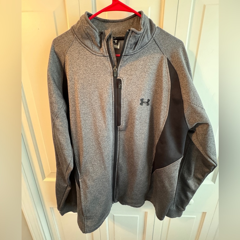 Under Armour Zip Up XL Grey Sweatshirt